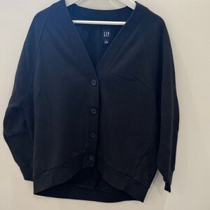 GAP Black Varsity Cardigan